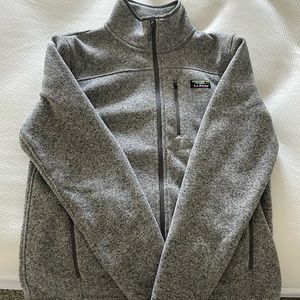 Gray LL Bean full zip